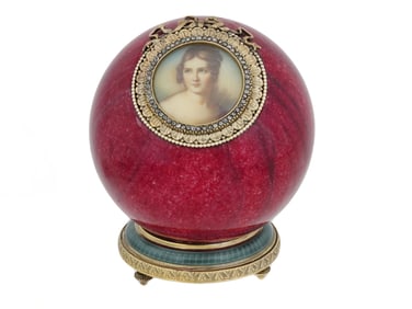 RUSSIAN GILT SILVER ENAMEL RHODONITE PICTURE FRAME