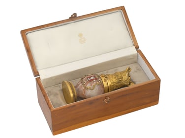 RUSSIAN GILT SILVER ENAMEL JASPER TABLE LIGHTER