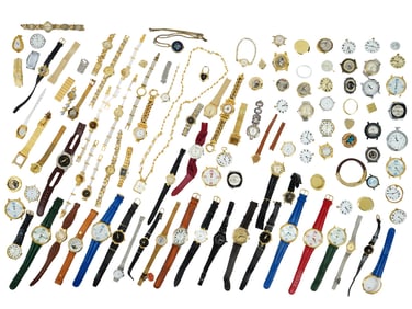 VINTAGE EASTMAN WRISTWATCHES AND WATCH PARTS
