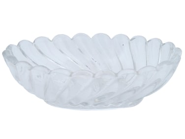 FRENCH BACCARAT MANNER CUT GLASS CANDY DISH BOWL