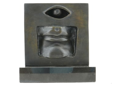 FRENCH AMERICAN BRONZE SCULPTURE AFTER MAN RAY SURREAL