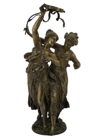 FRENCH BRONZE SCULPTURE BY ETIENNE HENRI DUMAIGE