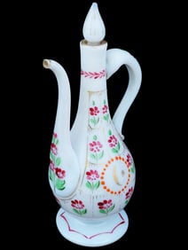 ANTIQUE 18TH C TURKISH OTTOMAN BEYKOZ CERAMIC PITCHER