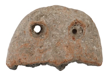 ANCIENT CLAY FRAGMENT OF EYE IDOL FIGURINE 2000 BC