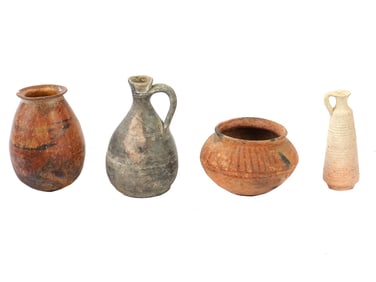 ANCIENT TERRACOTTA PIECES FROM IRON AGE TO ROMAN PERIOD