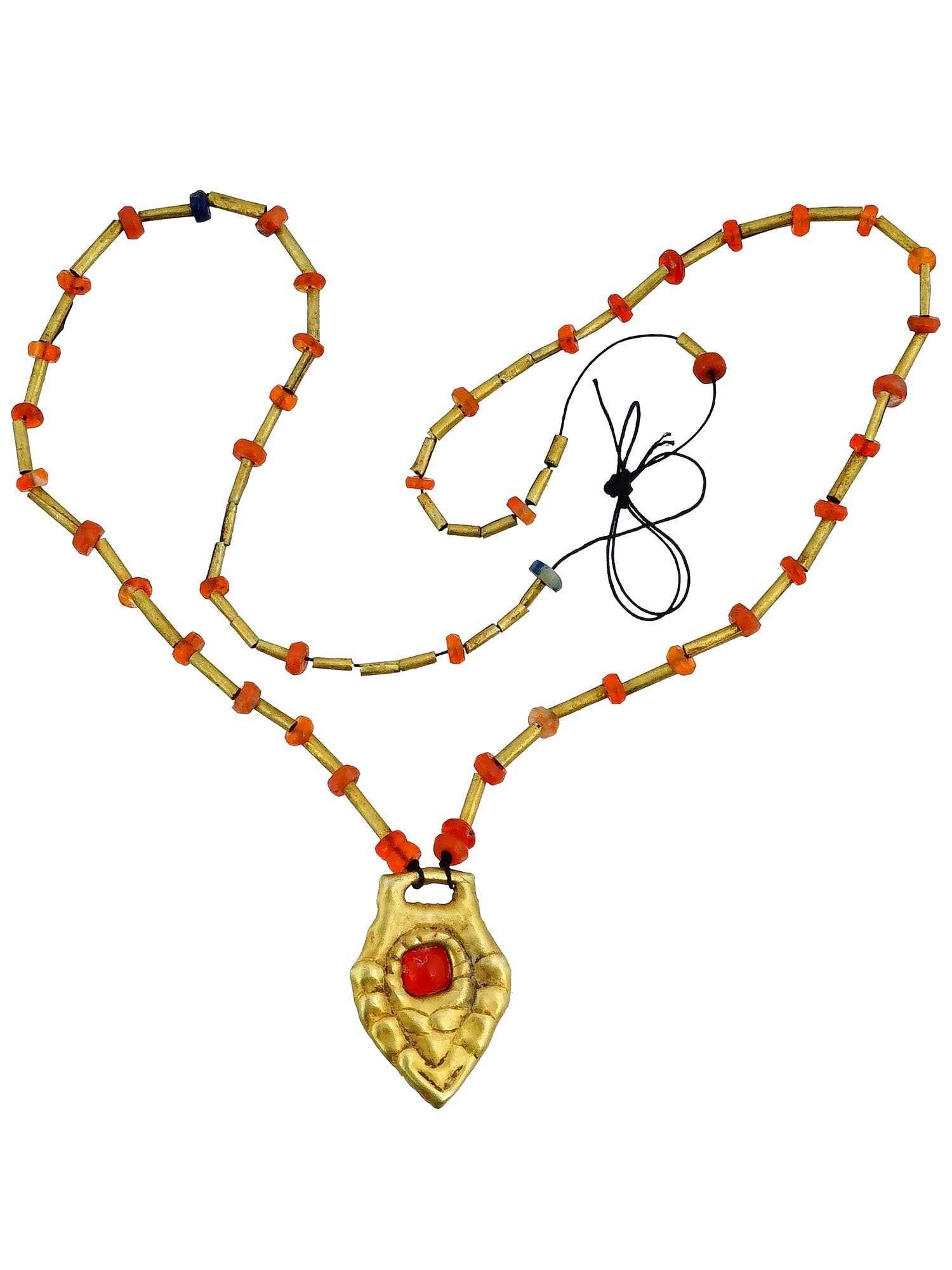 ANCIENT ROMAN 24K GOLD AND AGATE BEADS NECKLACE (1 of 6)