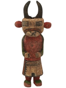 NATIVE AMERICAN KACHINA HOPI HAND CARVED WOOD DOLL