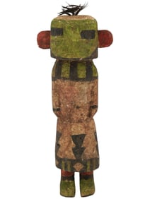 NATIVE AMERICAN KACHINA HOPI HAND CARVED WOOD DOLL