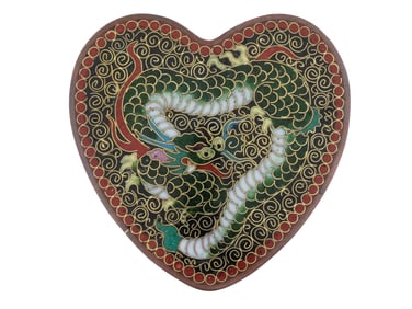 JAPANESE MEIJI KYOTO CLOISONNE ENAMEL BELT BUCKLE