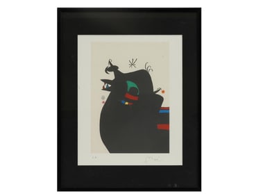 LTD MODERN SPANISH LITHOGRAPH BY JOAN MIRO SIGNED
