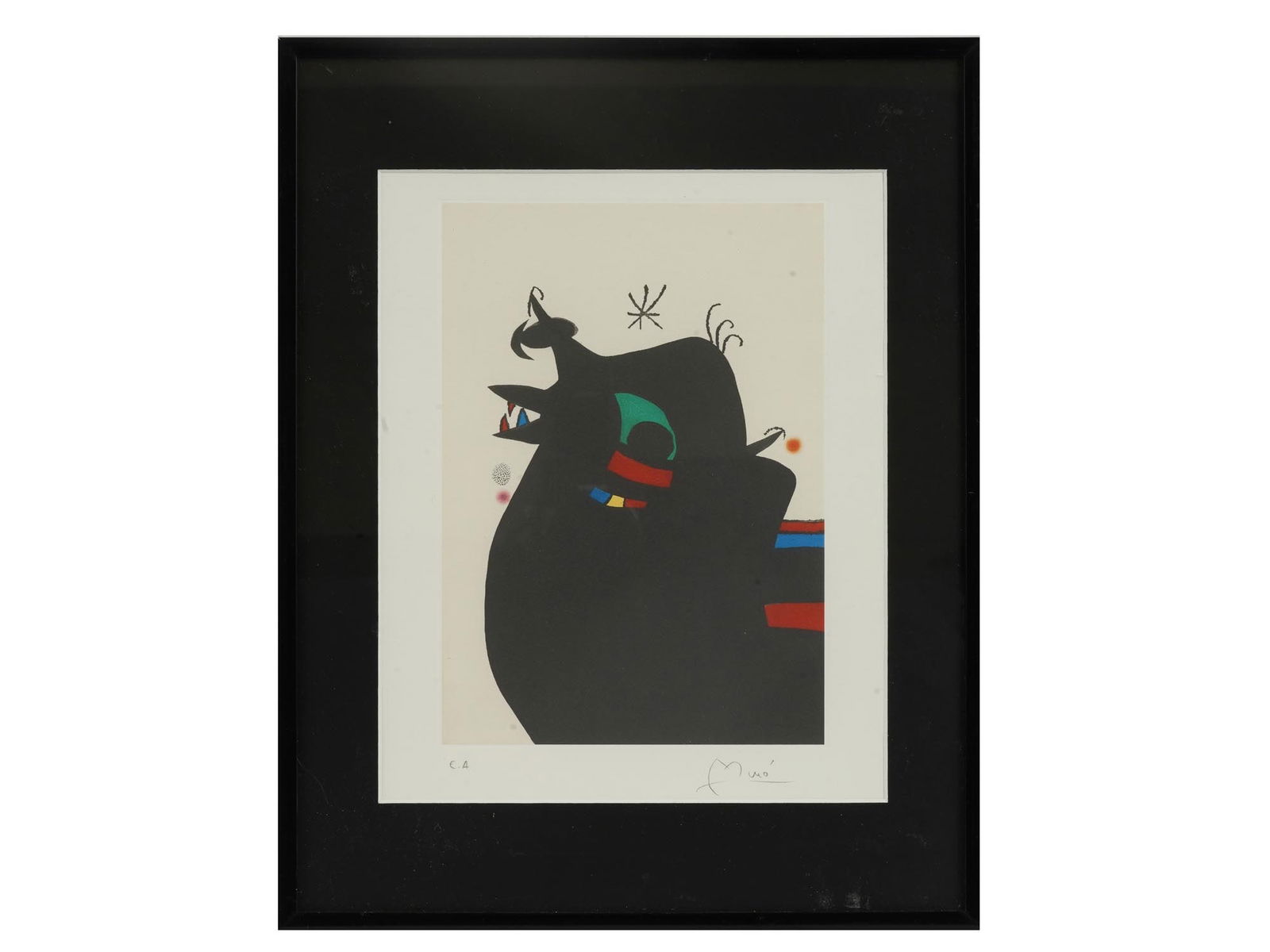 LTD MODERN SPANISH LITHOGRAPH BY JOAN MIRO SIGNED