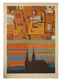 LTD MODERN AMERICAN LITHOGRAPH BY HOWARD KANOVITZ