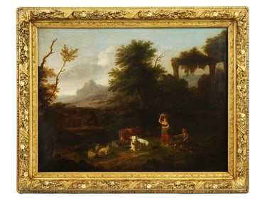 ATTR TO JAN BAPTIST WOLFAERTS FLEMISH OIL PAINTING