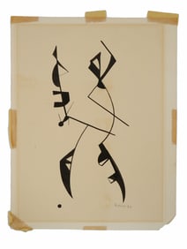ABSTRACT AMERICAN PAINTING SIGNED SACHA KOLIN