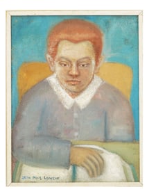 CANADIAN PORTRAIT OIL PAINTING BY JEAN PAUL LEMIEUX