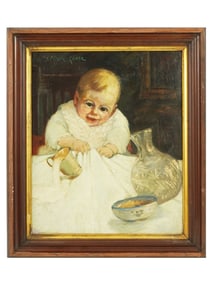WILLIAM MERRITT CHASE PORTRAIT OIL PAINTING