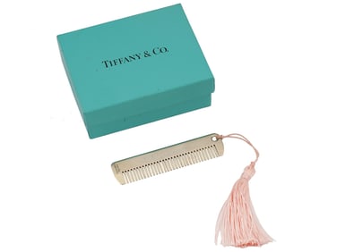 TIFFANY AND CO 925 STERLING SILVER BABY COMB IOB