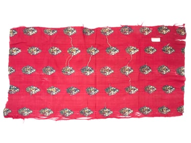 18TH C ANTIQUE PERSIAN SAFAVID HAND WOVEN TEXTILE
