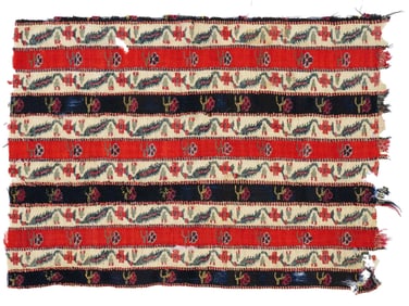 18TH CEN PERSIAN SAFAVID DYNASTY HAND WOVEN TEXTILE