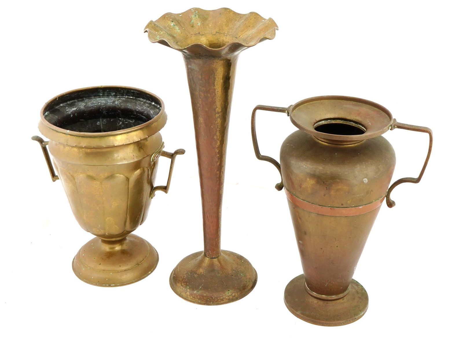 IMPERIAL RUSSIAN TULA BRASS FLOWER VASES (1 of 10)