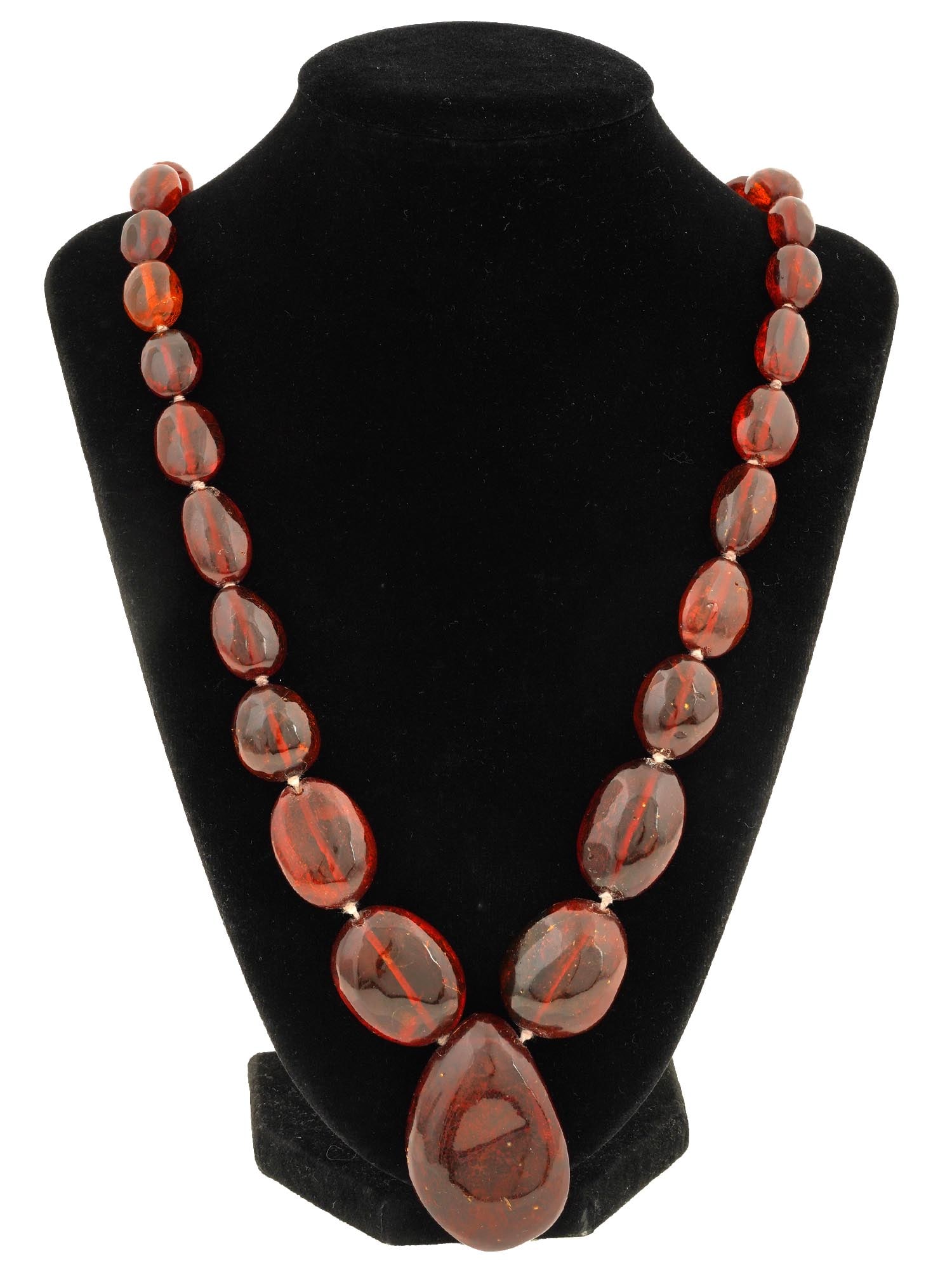 VINTAGE BALTIC AMBER BEADED NECKLACE (1 of 3)