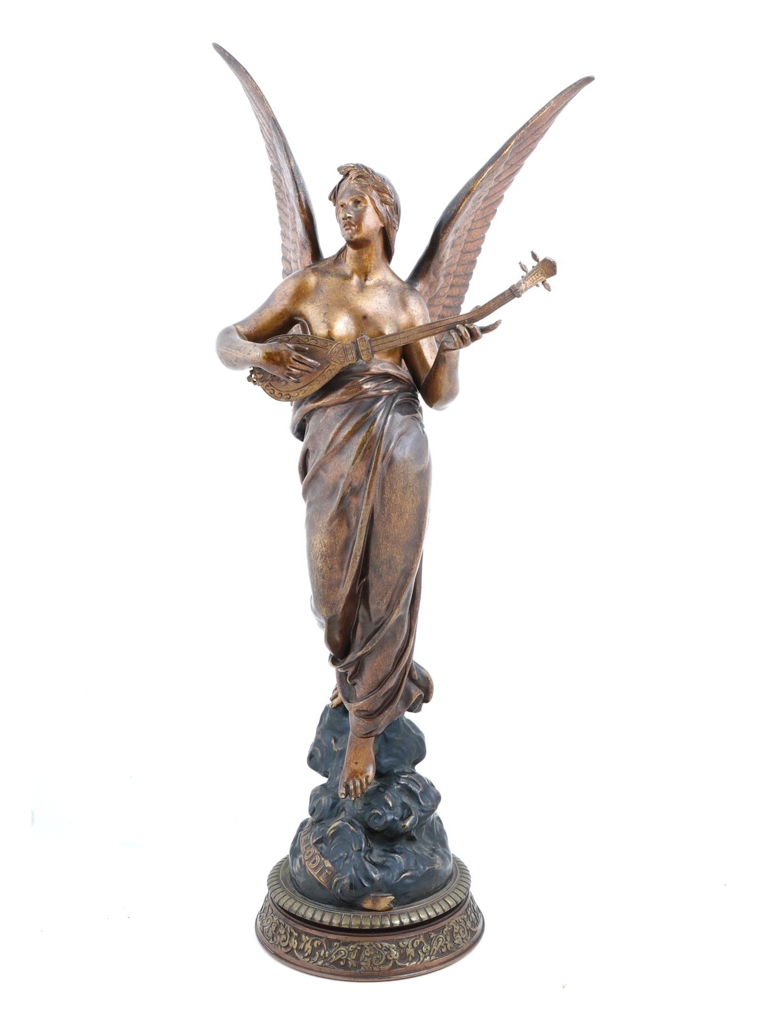 PATINATED BRONZE SCULPTURE BY EMILE LOUIS PICAULT (1 of 9)