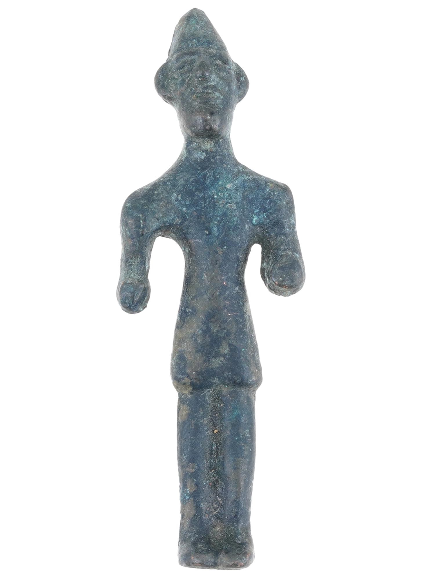 ANCIENT HOLY LAND BRONZE BAAL FIGURINE 1200 TO 800 BC (1 of 5)