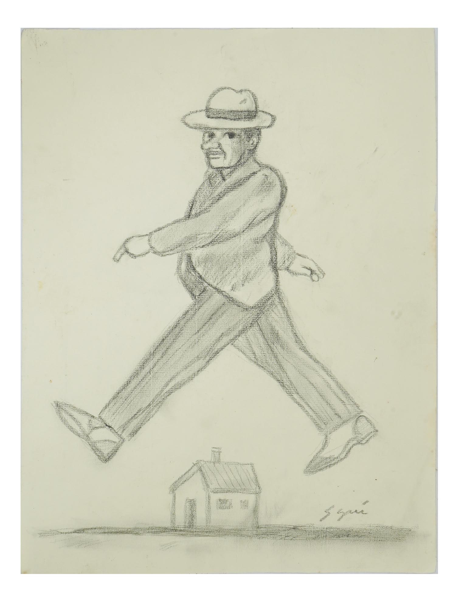 MODERN ARGENTINE DRAWING AFTER ANTONIO HUGO SEGUI (1 of 4)