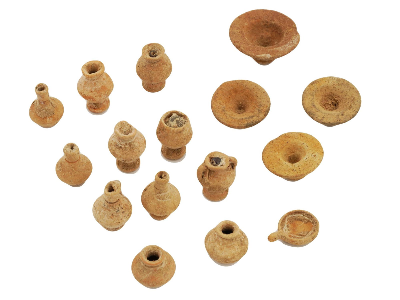 ANCIENT ROMAN TERRACOTTA TOYS AMPHORAS AND JARS (1 of 9)