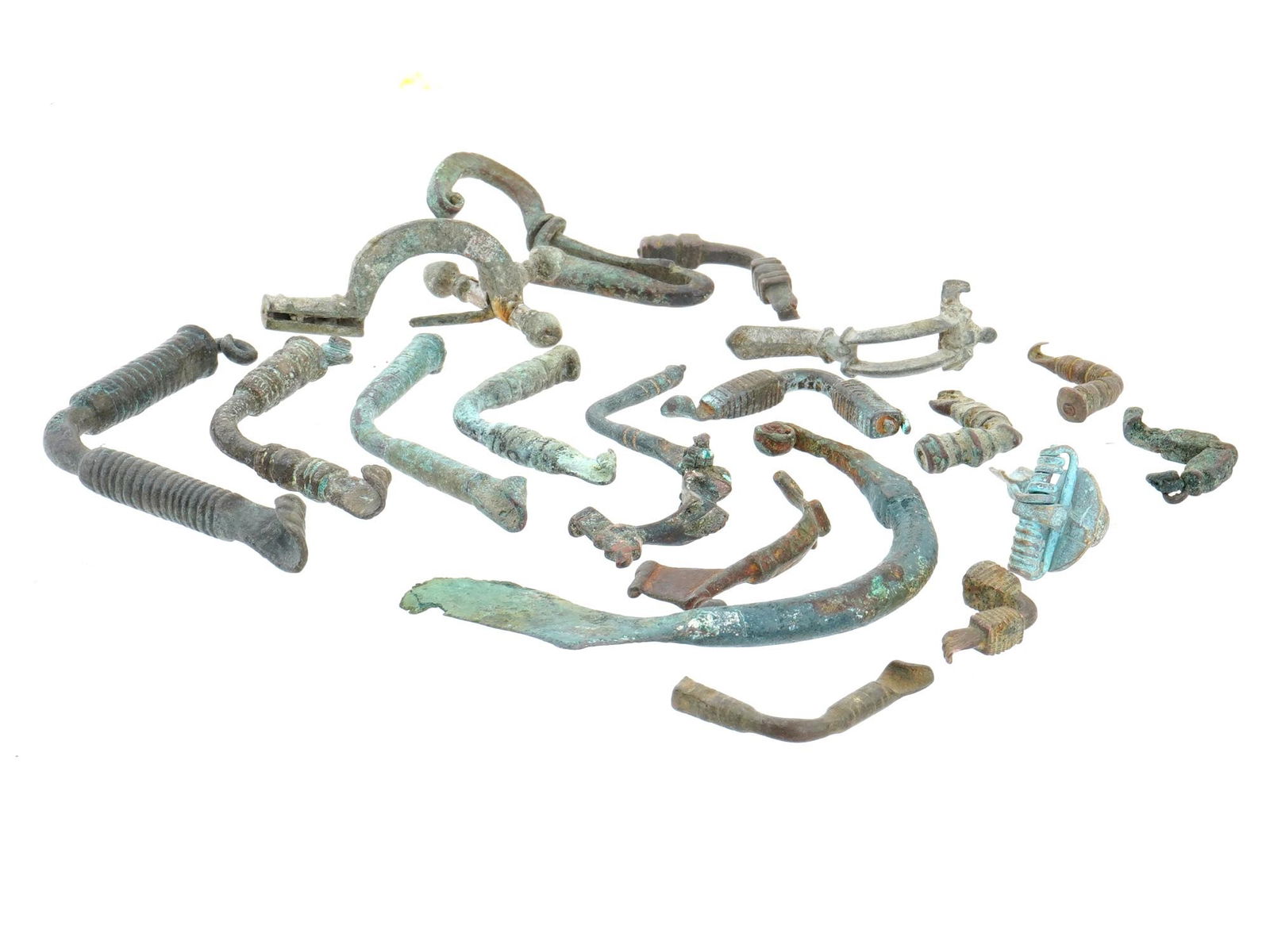 ANCIENT BRONZE FIBULAS CIRCA 500 BC TO 300 AD (1 of 3)