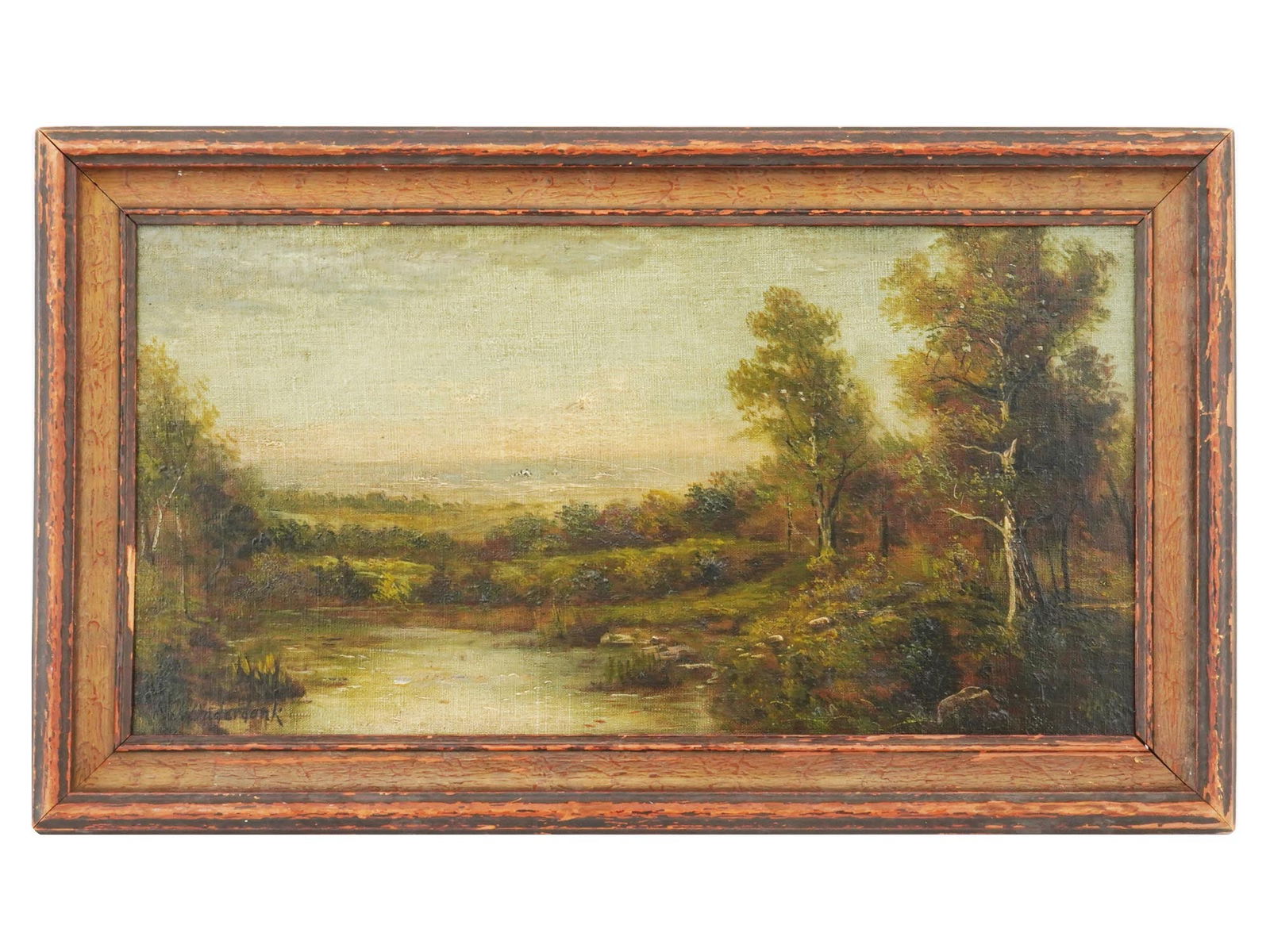 AMERICAN PAINTING BY ROBERT JENKINS ONDERDONK SIGNED (1 of 4)
