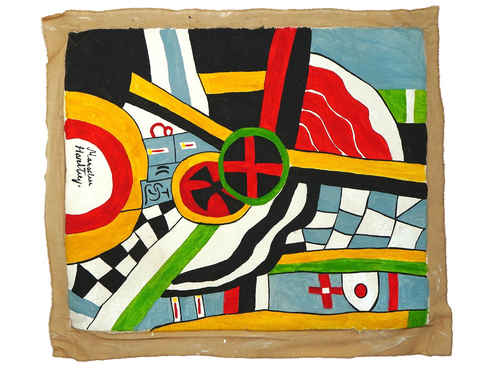 AMERICAN ABSTRACT PAINTING ATTR TO MARSDEN HARTLEY (1 of 4)