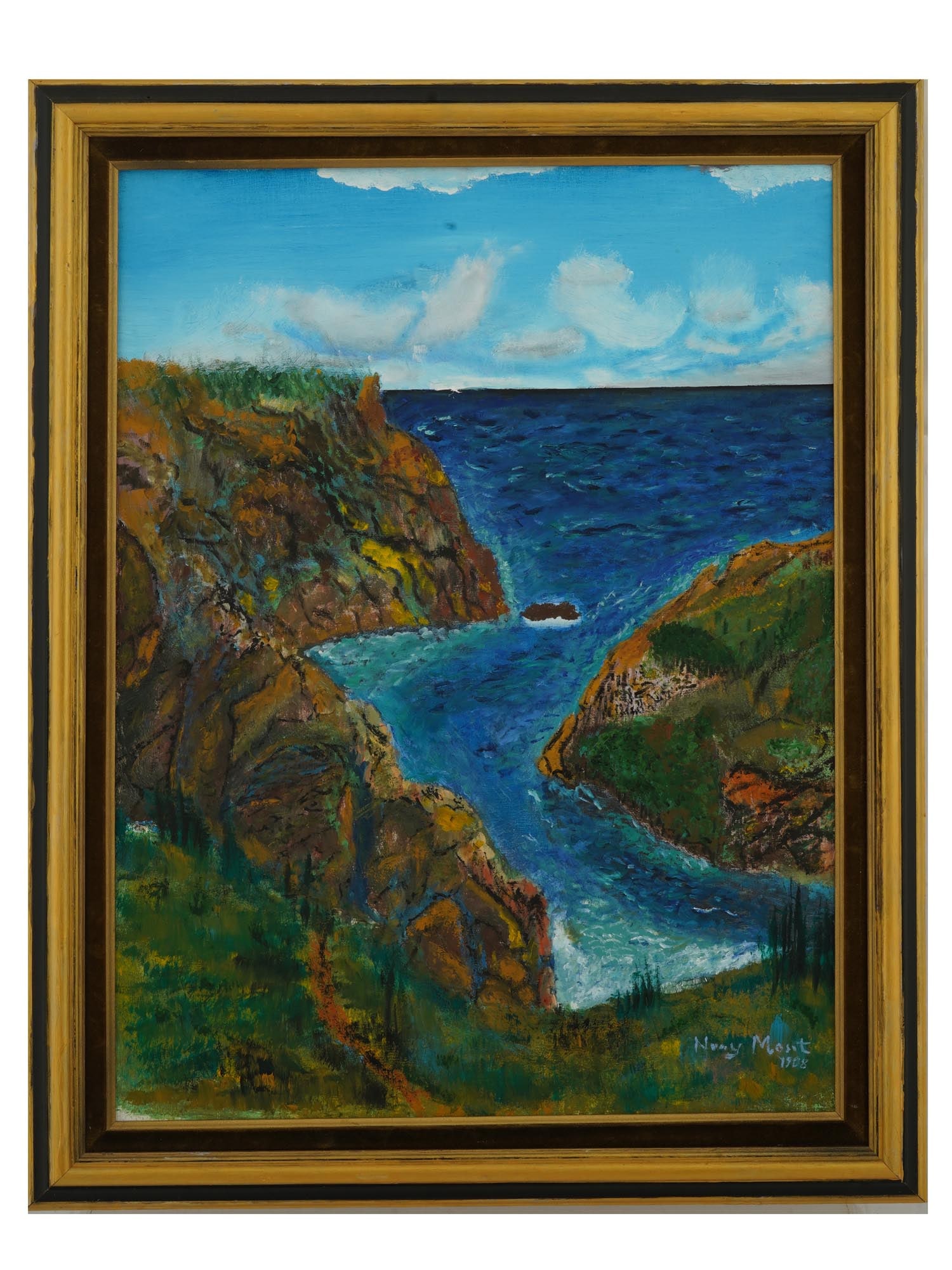 FRENCH IMPRESSIONIST PAINTING ATTR TO HENRY MORET (1 of 5)