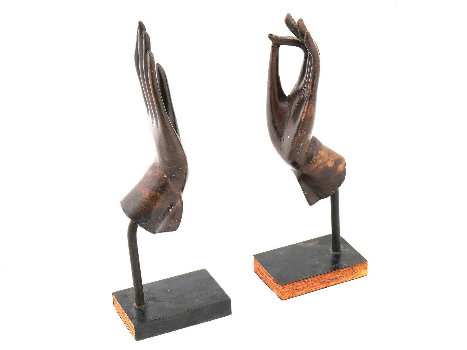 VINTAGE ASIAN BUDDHIST MUDRA BLESSING SCULPTURES (1 of 6)