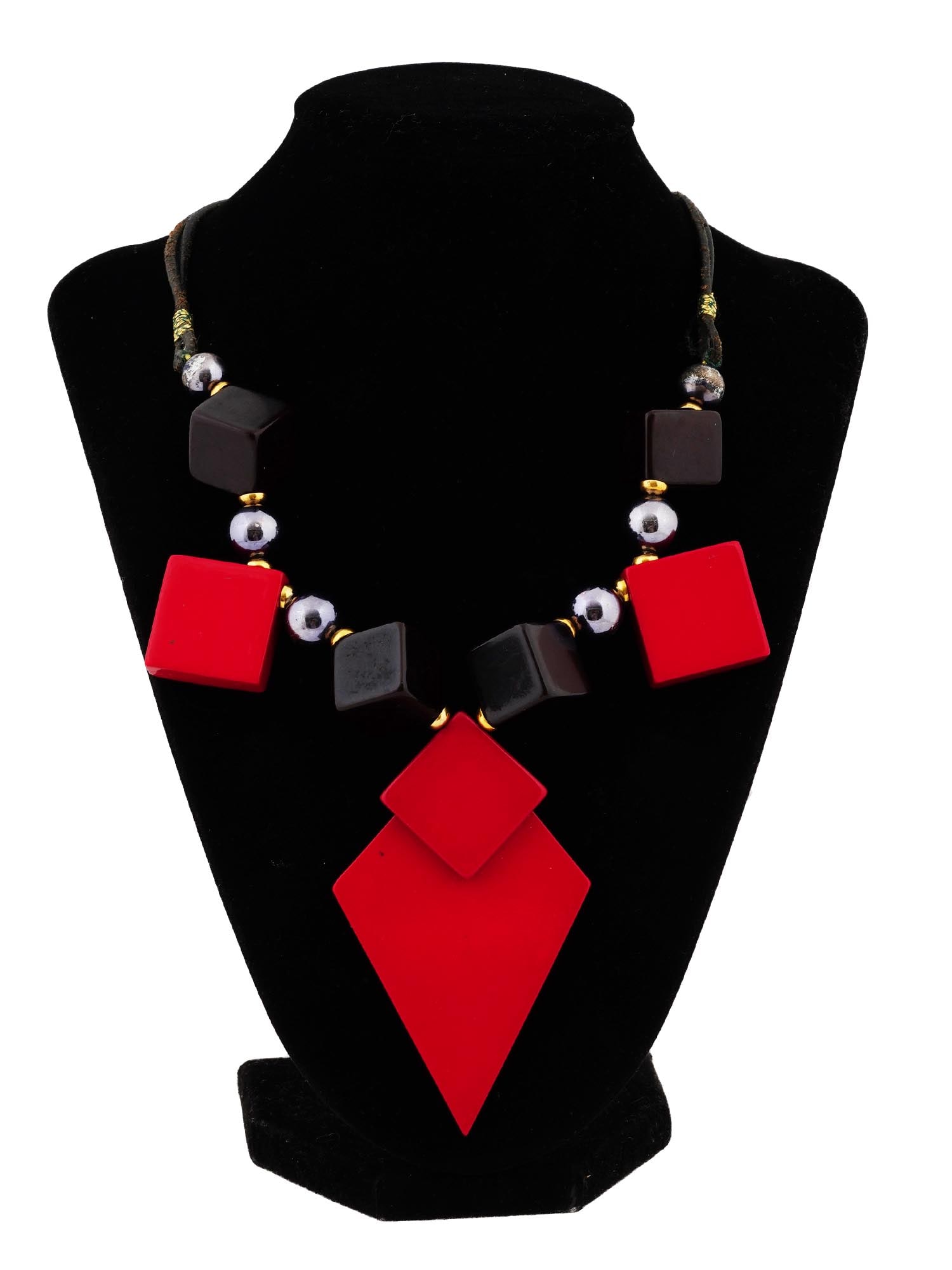 VINTAGE GEOMETRIC STATEMENT NECKLACE (1 of 3)