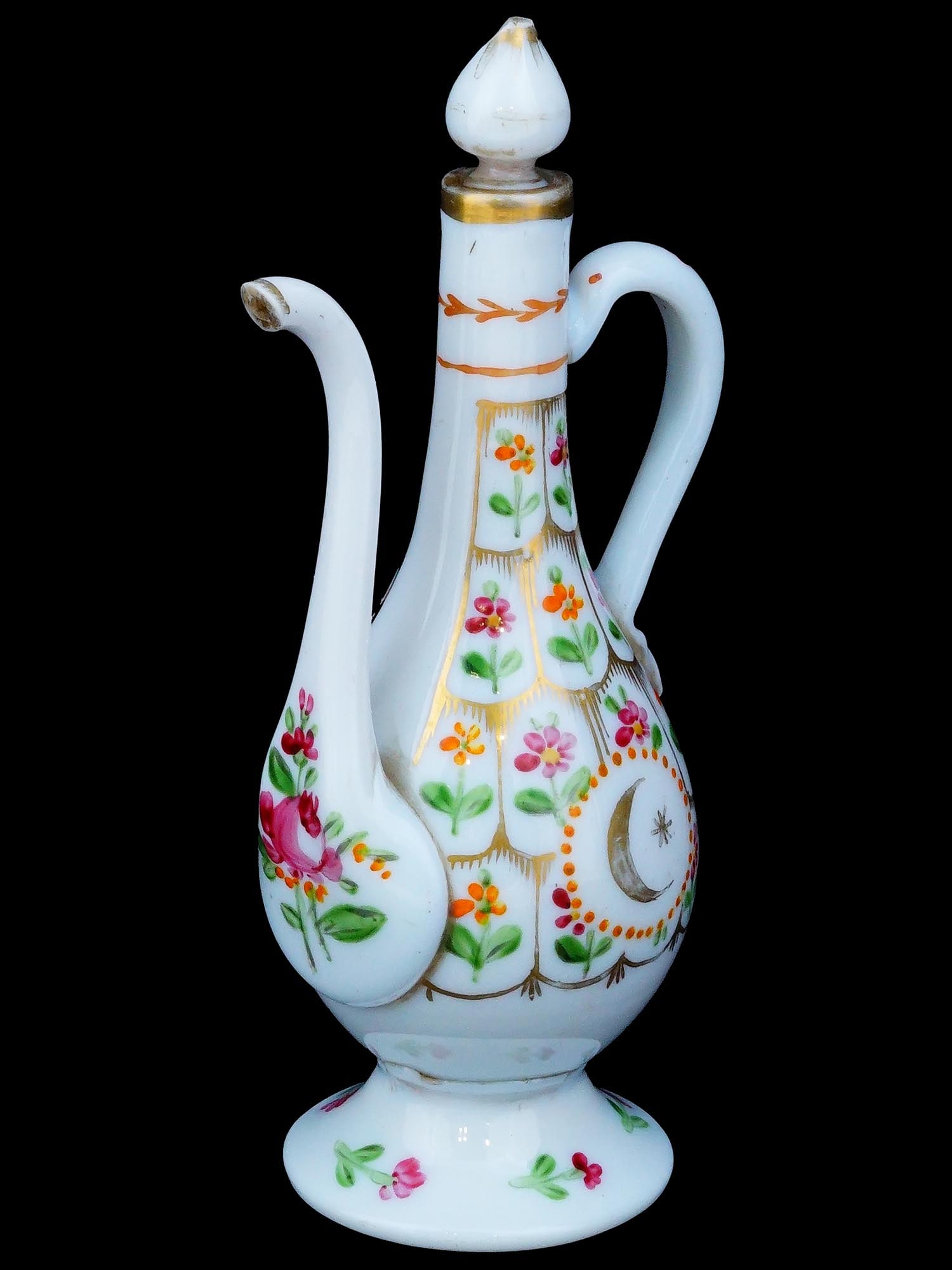 ANTIQUE 18TH C TURKISH OTTOMAN BEYKOZ CERAMIC PITCHER (1 of 14)