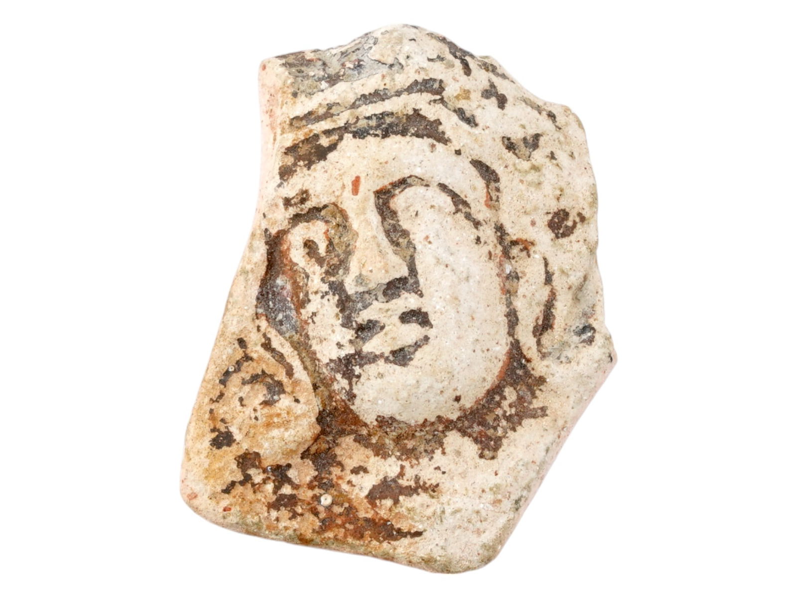 ANCIENT ROMAN TERRACOTTA FRAGMENT MEDUSA RELIEF IMAGE (1 of 4)