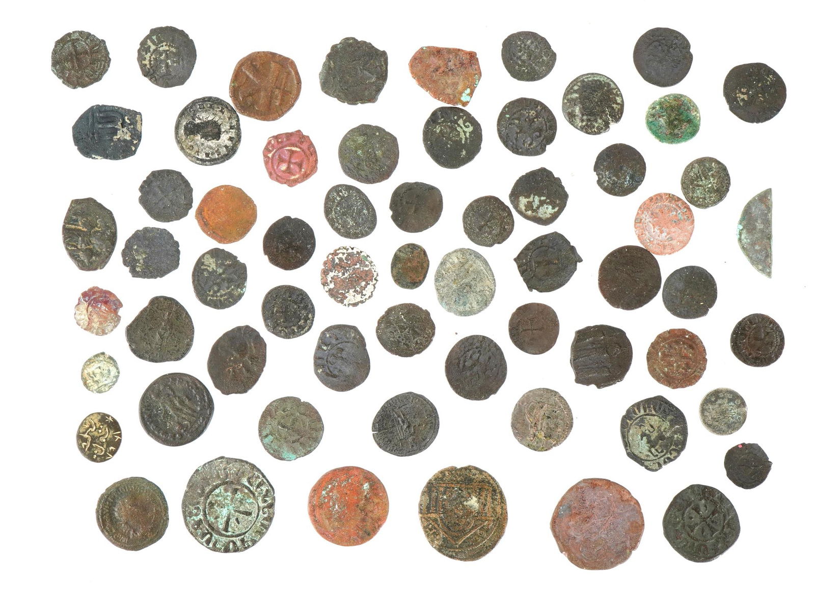 ANCIENT MEDITERRANEAN SILVER AND BRONZE COINS (1 of 2)