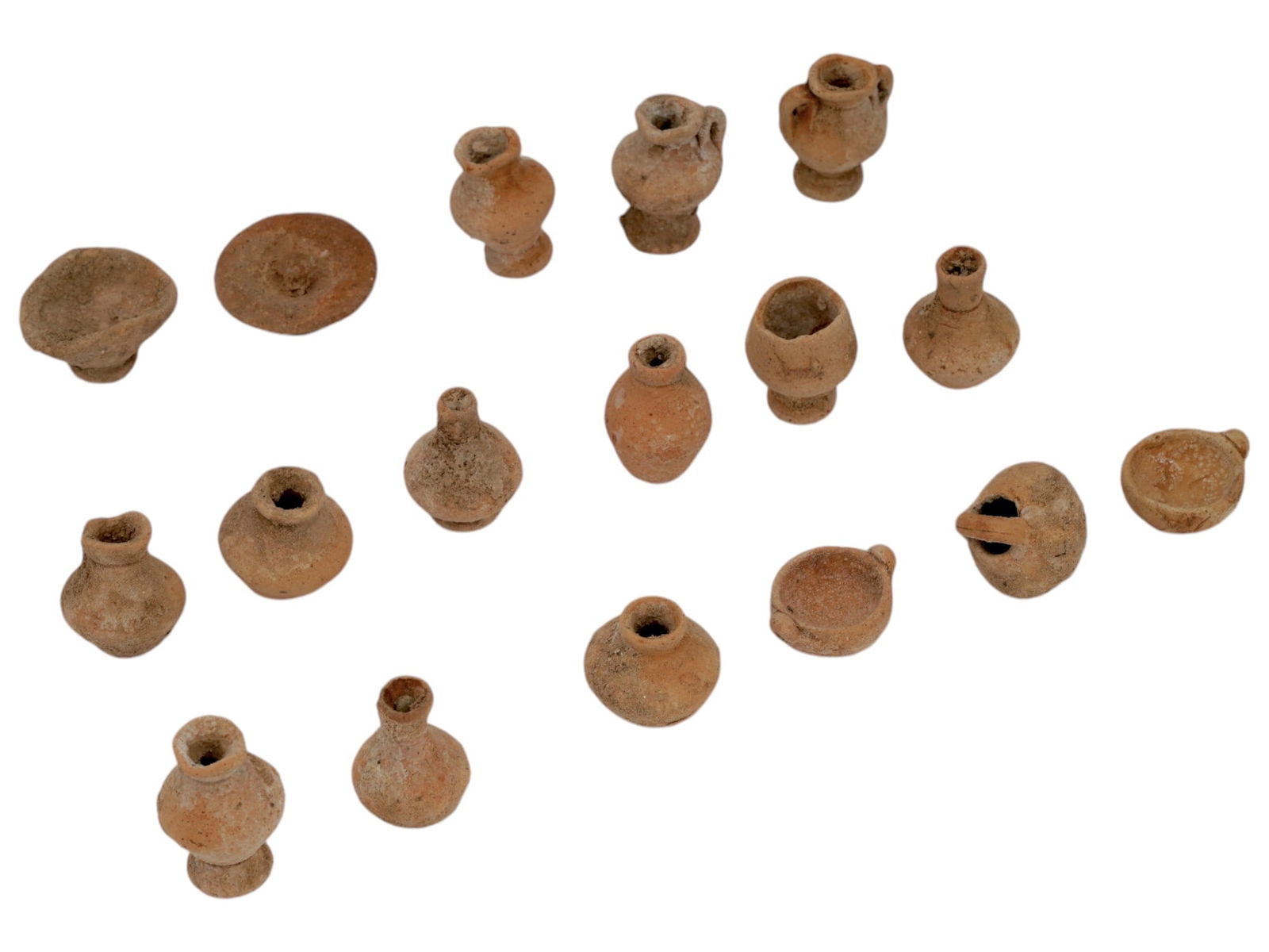 GROUP OF ANCIENT ROMAN TERRACOTTA TOY VASES (1 of 7)