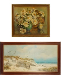 VINTAGE AMERICAN STILL LIFE COASTAL LANDSCAPE PRINTS