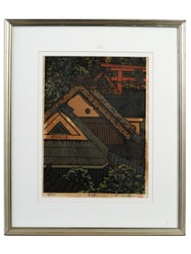 JAPANESE WOODBLOCK BY NISHIJIMA KATSUYUKI SIGNED