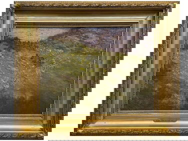 ANTIQUE AMERICAN OIL PAINTING BY EDGAR ALWIN PAYNE