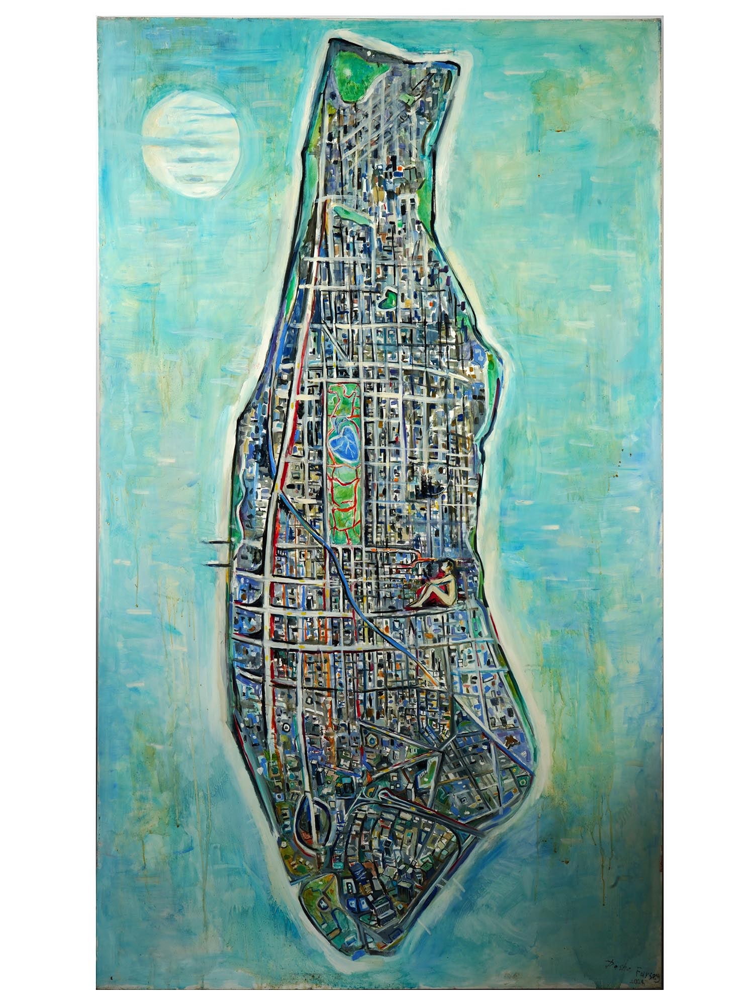 RUSSIAN AMERICAN ACRYLIC PAINTING BY DASHA FURSEY (1 of 9)