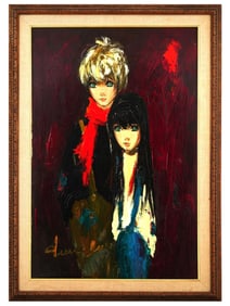 CONTEMPORARY POTRAIT OIL PAINTING BY IRENE GUINEZ