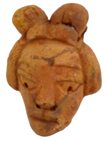 ANCIENT NIGERIA NOK CULTURE TERRACOTTA HEAD SCULPTURE