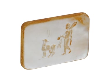 ANCIENT ROMAN ENGRAVED MOTHER OF PEARL PLAQUE