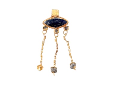 ANCIENT ROMAN GOLD AMULET PENDANT AGAINST THE EVIL EYE