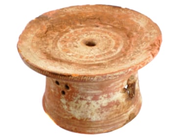 ANTIQUE AFRICAN HAND CARVED POTTERY STOVE 14TH C