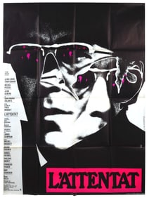 1972 ASSASSINATION MOVIE POSTER BY ROMAN CIESLEWICZ