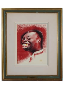 AMERICAN LITHOGRAPH BY ALBERT HIRSCHFELD NUMBERS KING